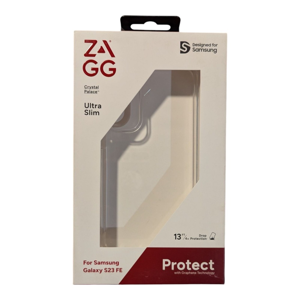 D5. ZAGG  Crystal Palace Ultra Slim Case For Samsung‎ Galaxy S23 FE - Clear